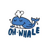 OH Whale Witty Sticker