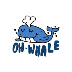 OH Whale Witty Sticker