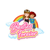 Besties Forever Witty Sticker