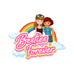 Besties Forever Witty Sticker