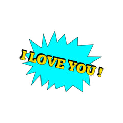 I Love You Witty Sticker