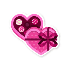 Double Heart Witty Sticker