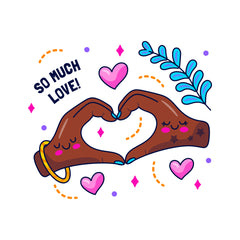 So Much Love Witty Sticker