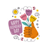 Happy Friendship Day Witty Sticker