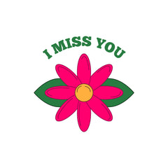 I Miss You Witty Sticker
