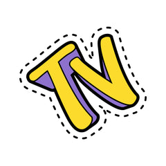 TV Text Witty Sticker