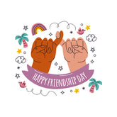 Happy Friendship Day Witty Sticker