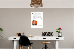 Bill Gates Quote Wall Decor Witty Poster