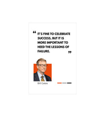 Bill Gates Quote Wall Decor Witty Poster