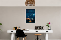 Bull & Bear Wall Decor Witty Poster