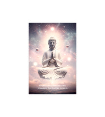 Cosmic Buddha – Radiate Boundless Love Wall Decor Devotional Poster