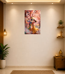 Radha Krishna Wall Decor Devotional Poster