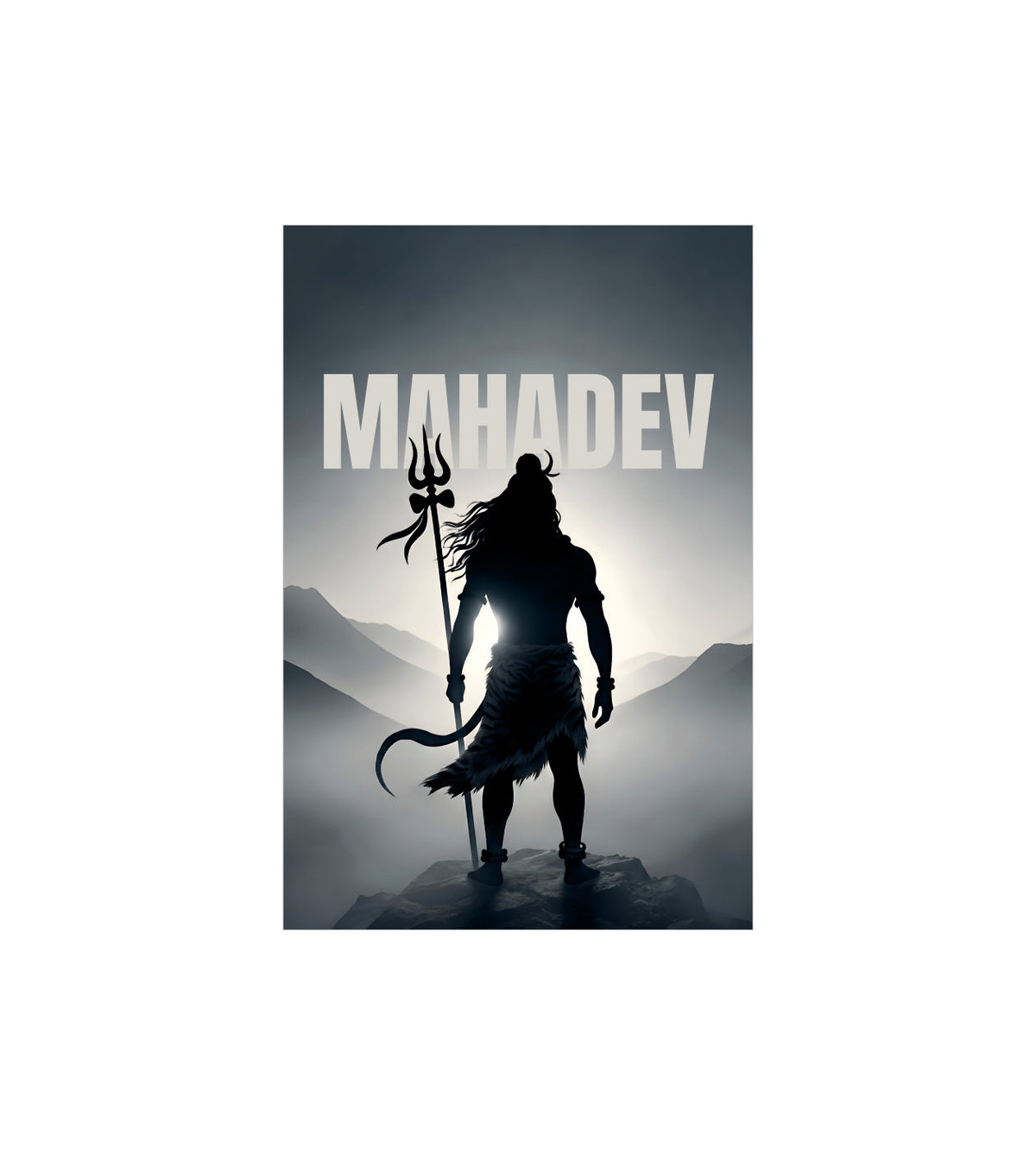 Mahadev (Shankar Ji) Wall Decor Devotional Poster