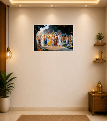 The Pancha Tattva Kirtan Wall Decor Devotional Poster