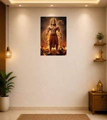 Hanuman Ji Wall Decor Devotional Poster