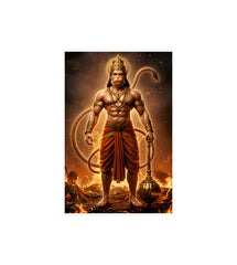 Hanuman Ji Wall Decor Devotional Poster