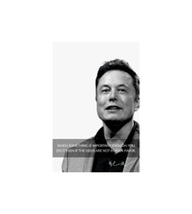 Elon Musk Quote Wall Decor Witty Poster