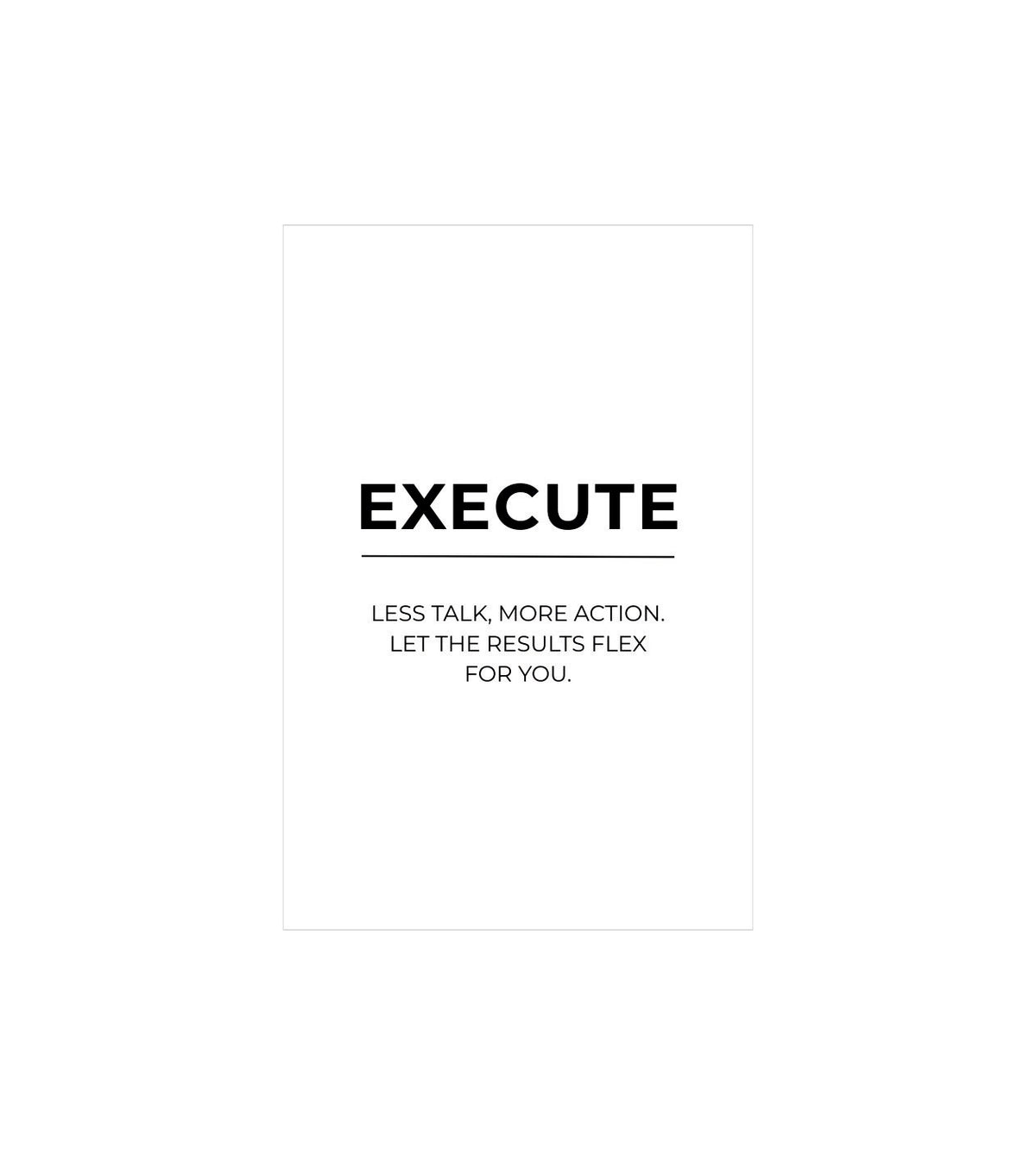 Executive Quote Wall Decor Witty Poster