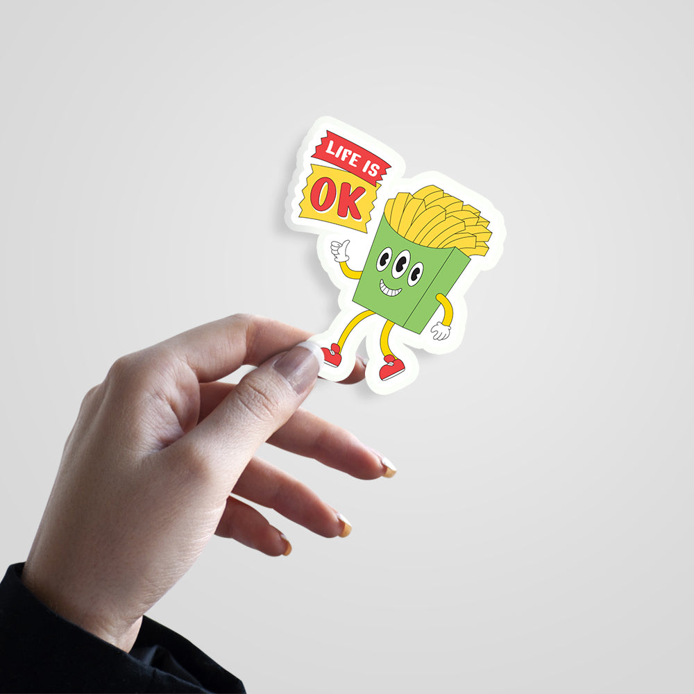 Life is OK Witty Sticker