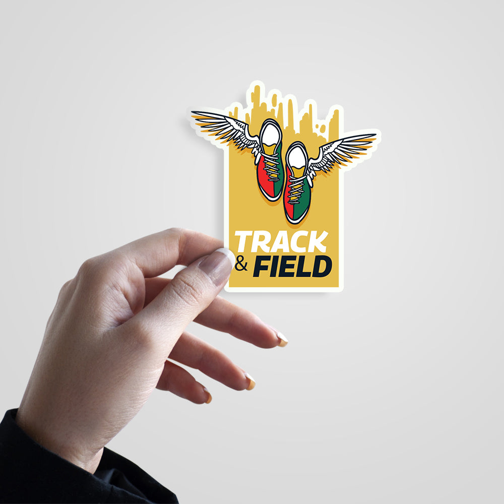 Track & Field Witty Sticker