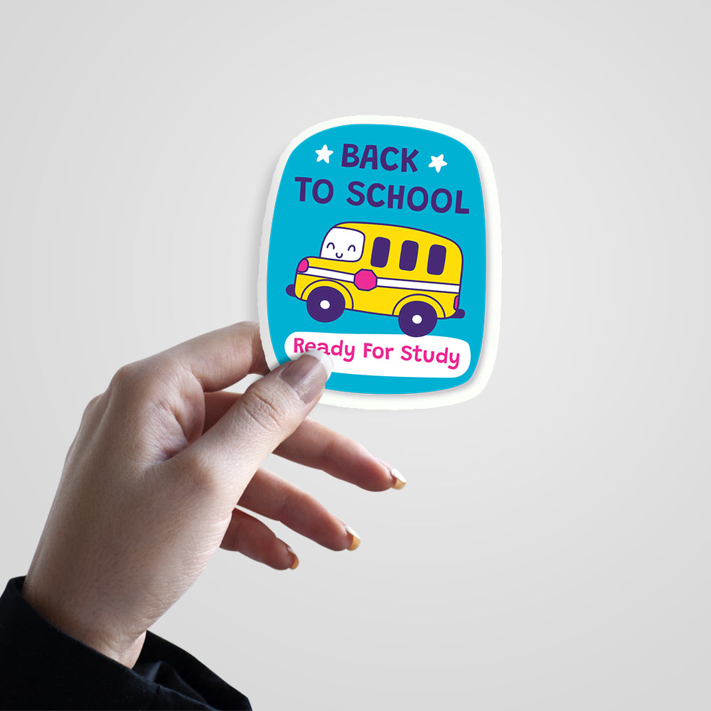 Back to School (Ready For Study) Witty Sticker