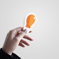 Chicken Lollipop Witty Sticker