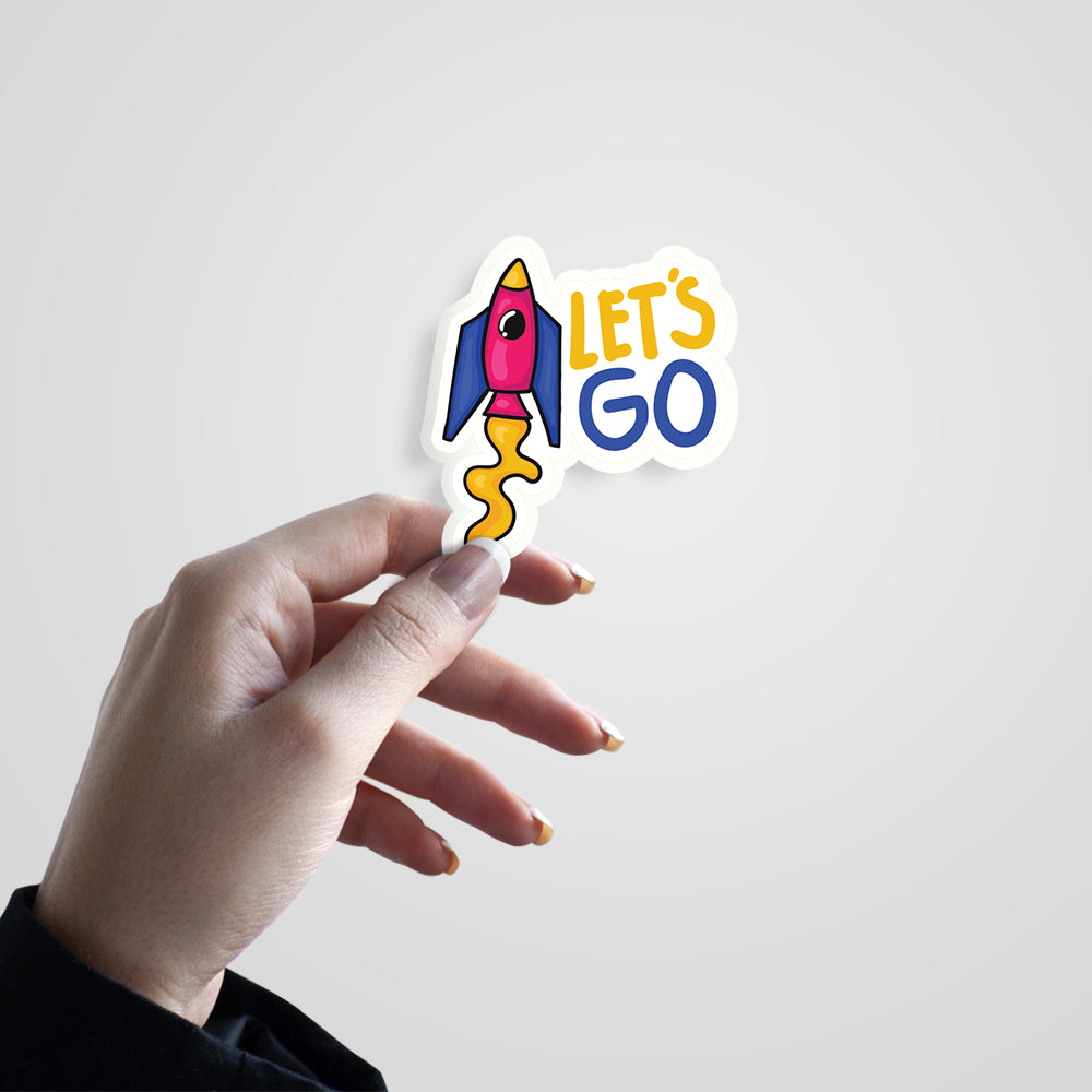 Let's Go Witty Sticker