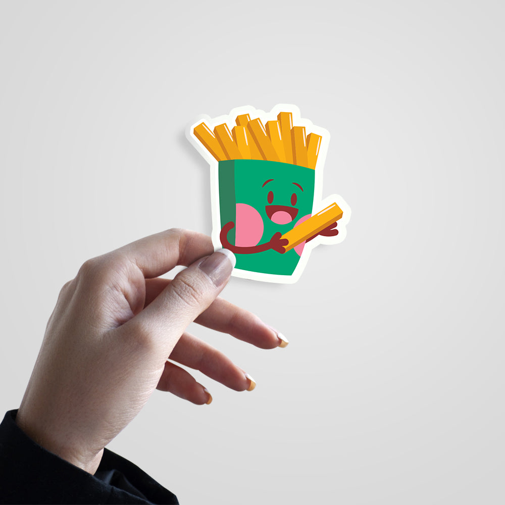 French Fry Witty Sticker