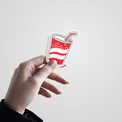 Coffee Cup Witty Sticker