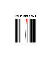 I Am Different Wall Decor Witty Poster