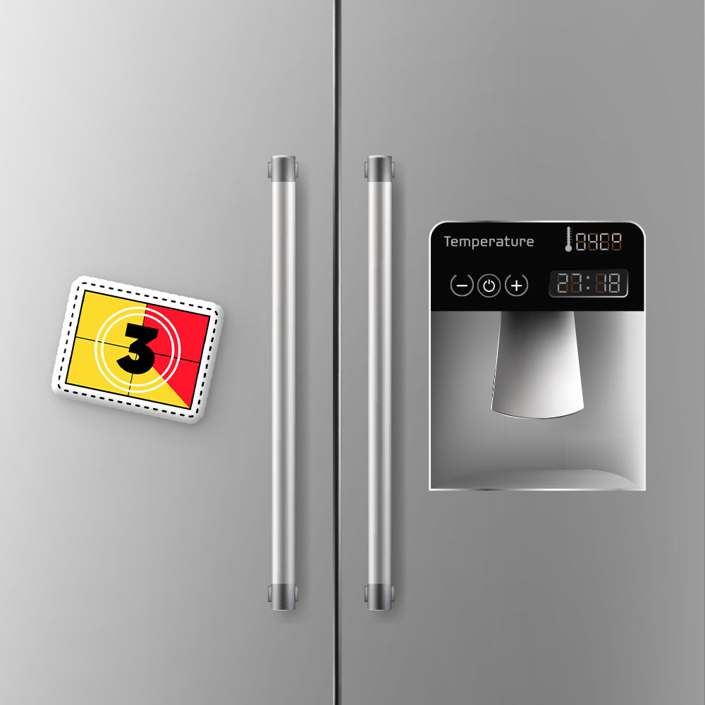 Count 3 Witty Sticker
