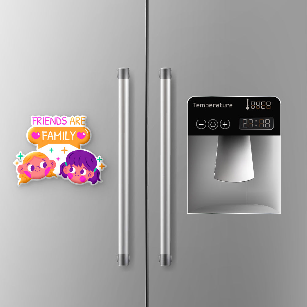 Friends Are Family Witty Sticker