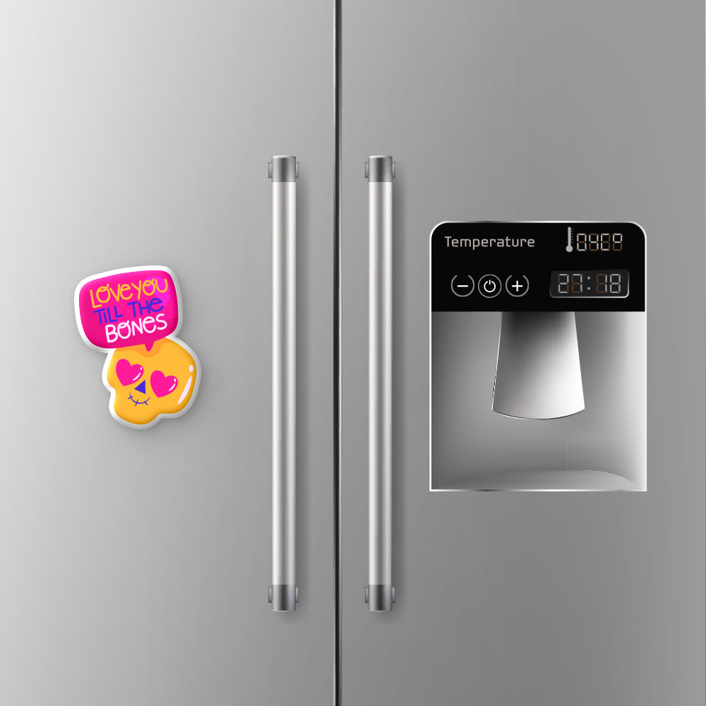 Love You Till The Bones Witty Sticker