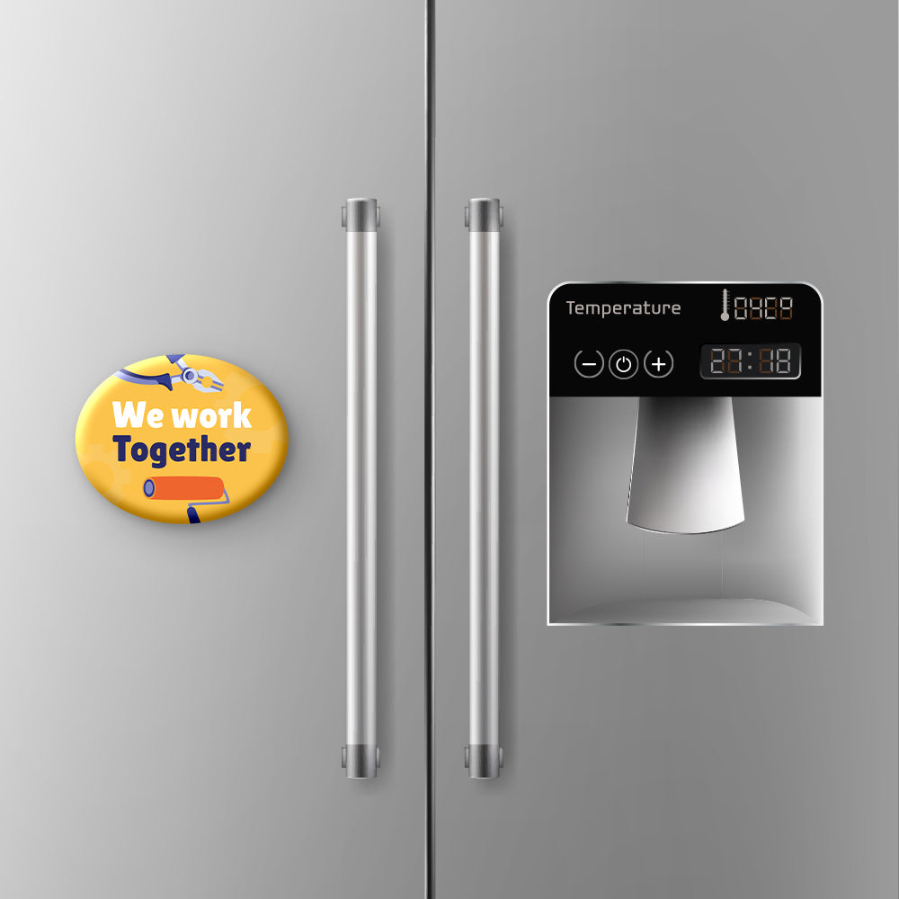 We Work Together Witty Sticker