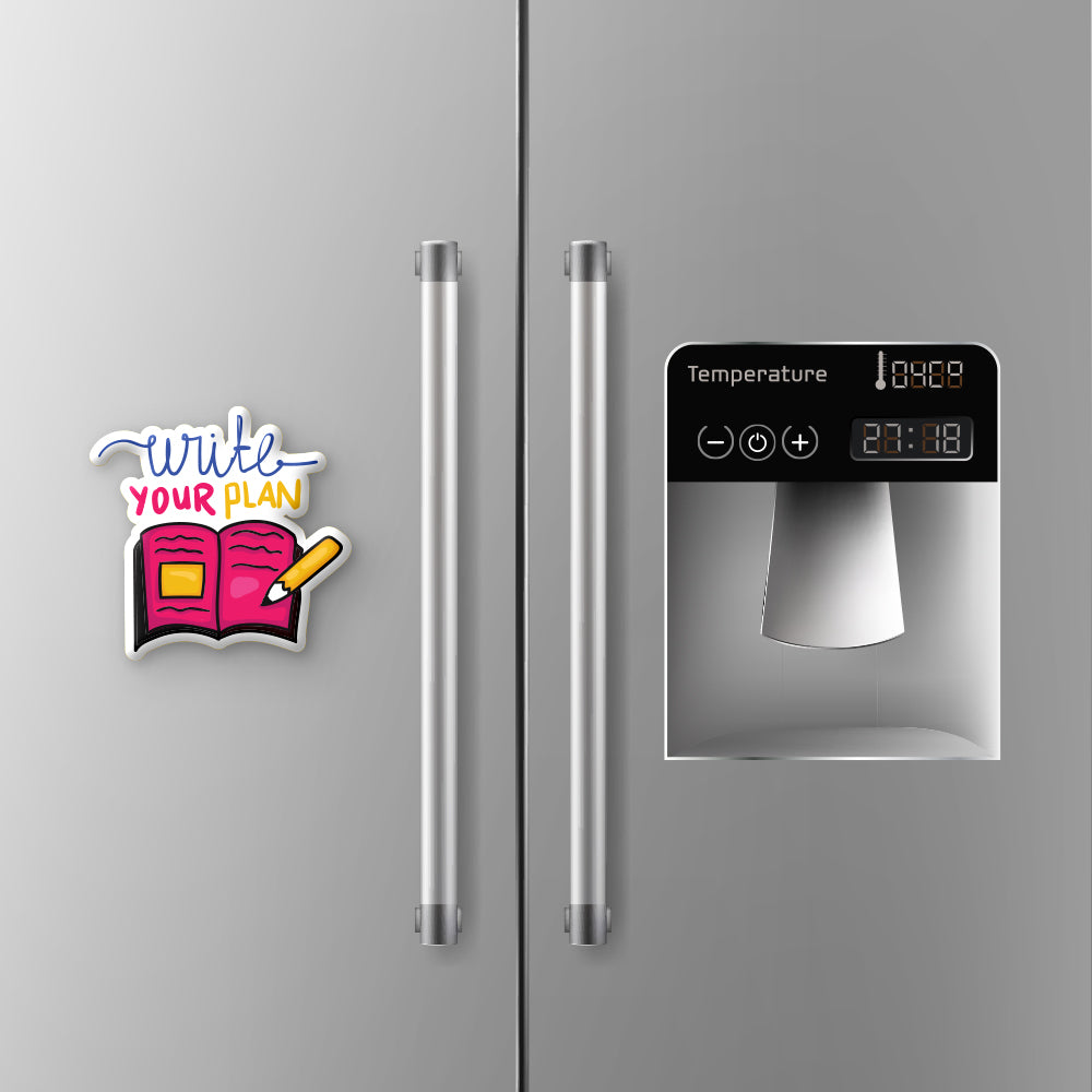 Write Your Plan Witty Sticker