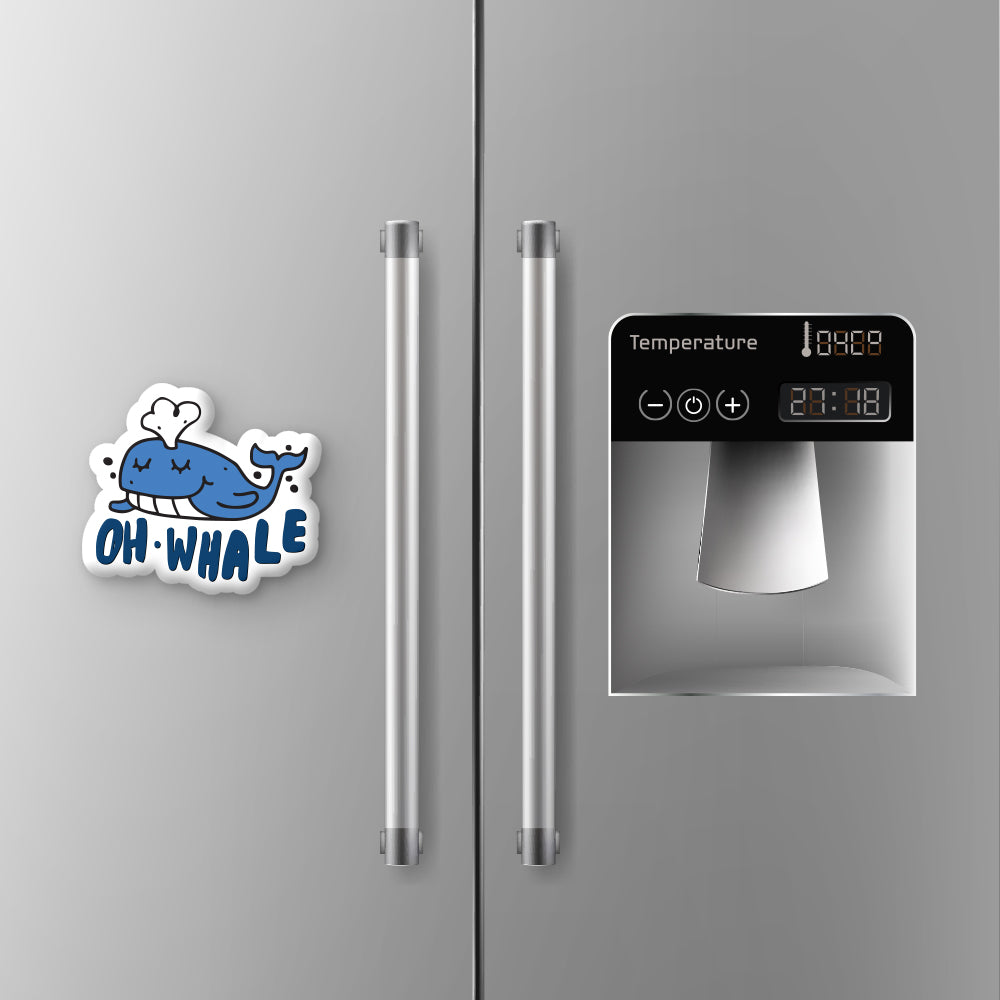 OH Whale Witty Sticker