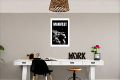 Manifest Wall Decor Witty Poster
