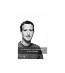 Mark Zuckerberg Quote Wall Decor Witty Poster