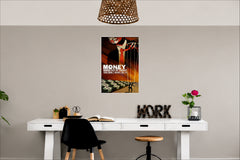 Money Quote Wall Decor Witty Poster