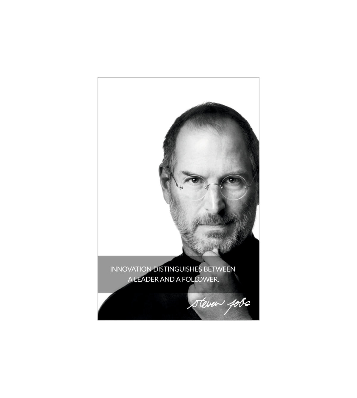 Steve Jobs Quote Wall Decor Witty Poster