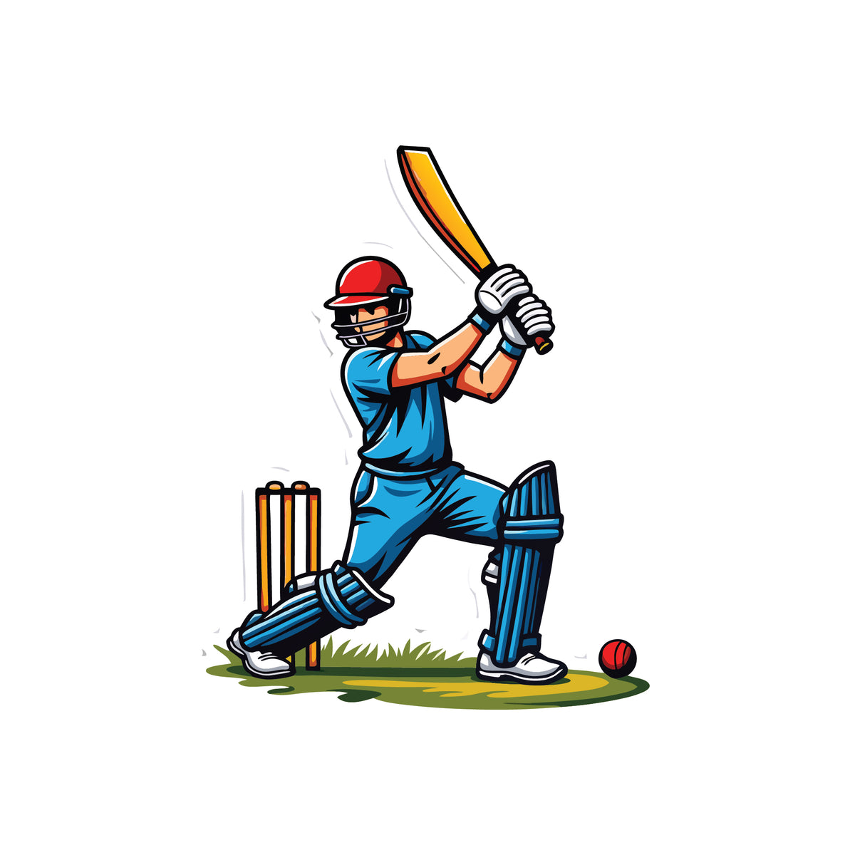 Batsman Witty Sticker