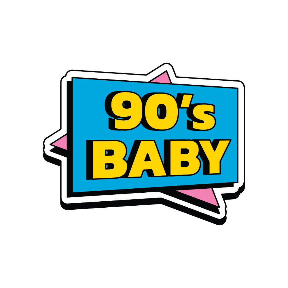 90's Baby Witty Sticker