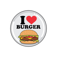 I Love Burger Witty Sticker
