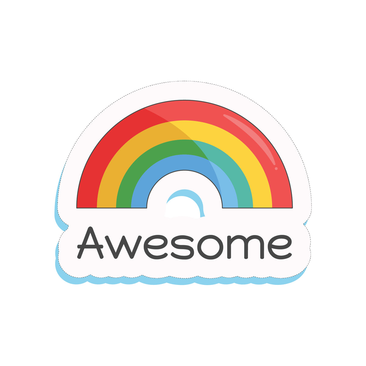 Awesome Witty Sticker