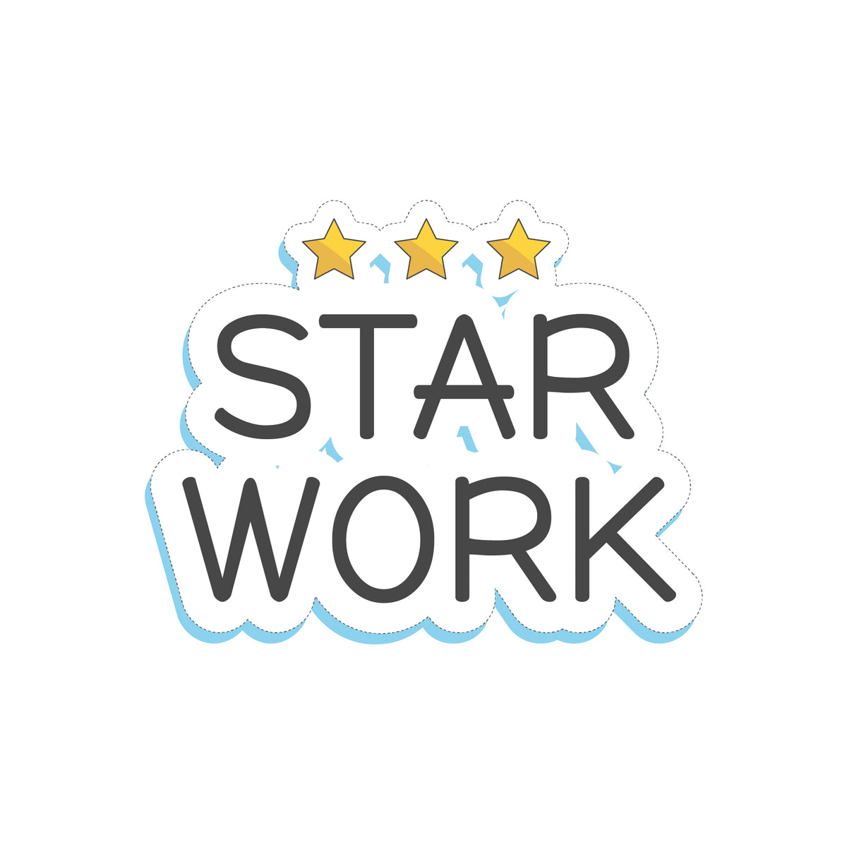 Star Work Witty Sticker
