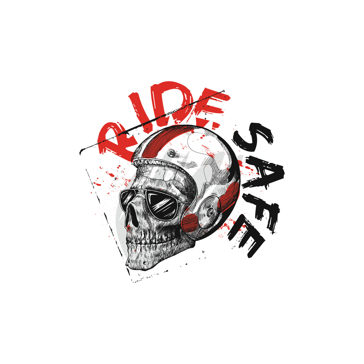 Ride Safe Witty Sticker