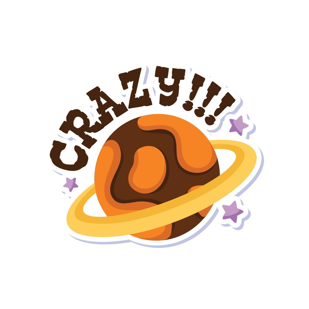 Crazy Witty Sticker