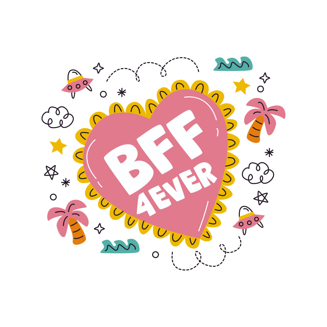 BFF 4ever Witty Sticker