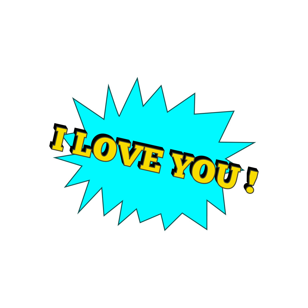 I Love You Witty Sticker
