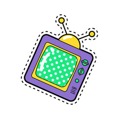 TV Witty Sticker